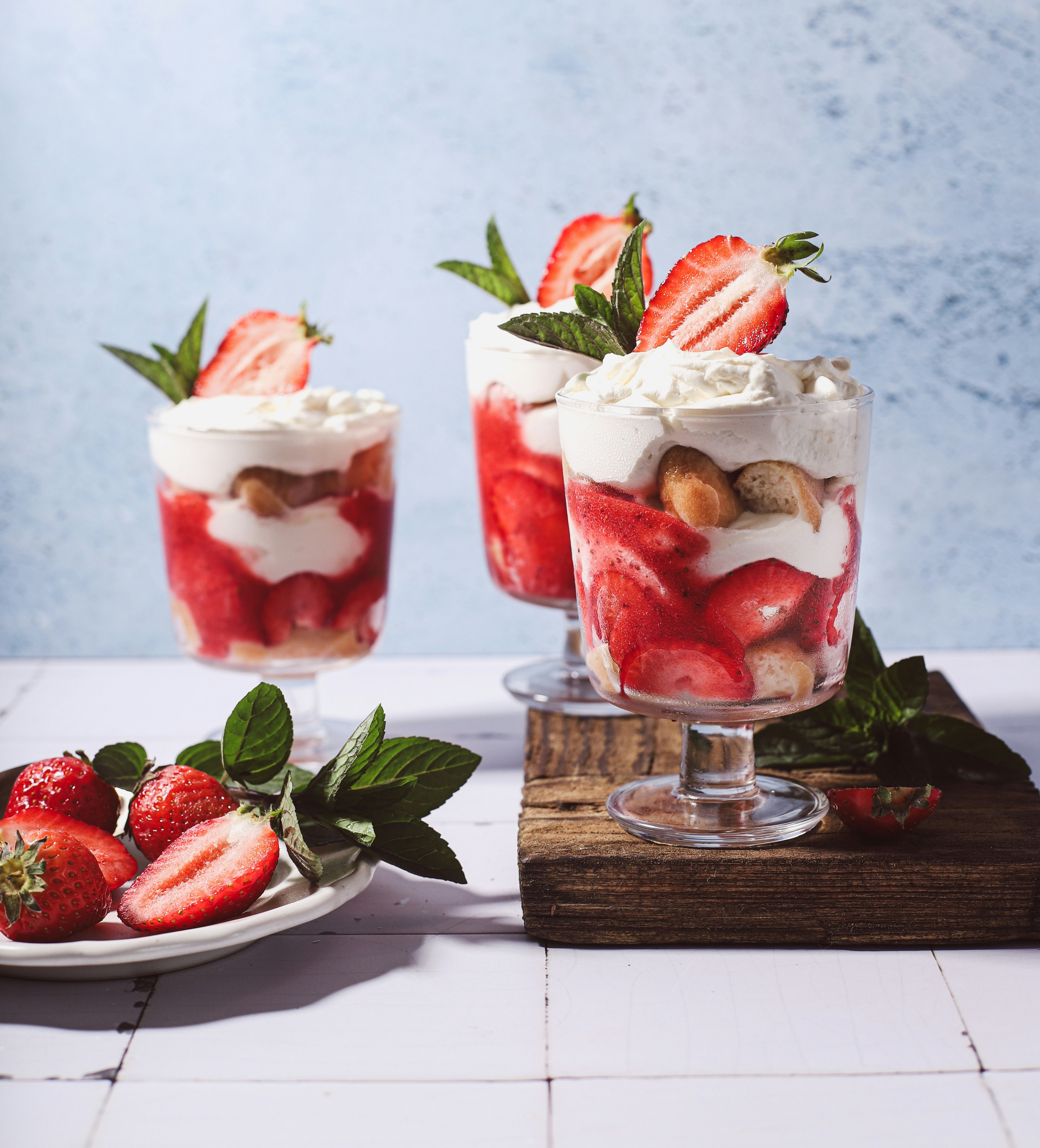 What Should You Soak the Biscuits in for a Strawberry Tiramisu?